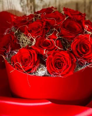 Forever Roses Κουτί 12 Τριαντάφυλλα
