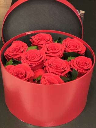 Forever Roses Κουτί 9 Τριαντάφυλλα