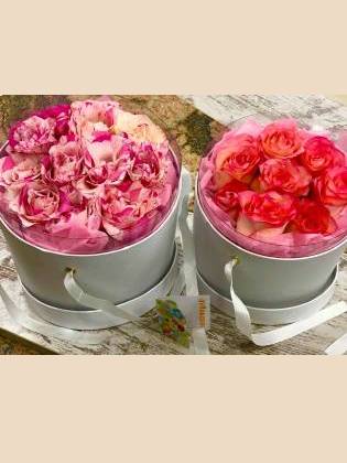 Κουτί Τριαντάφυλλα Ροζ