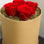 Forever Roses Τριαντάφυλλο που Ζει για Πάντα Καφέ Κουτί