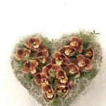 Καρδιά από Ορχιδέες Valentine’s