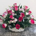 Σύνθεση Τριαντάφυλλα Λυσίανθοι